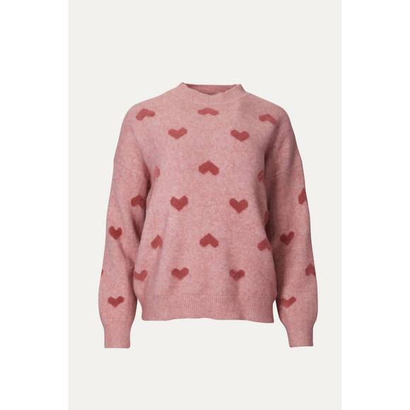 NEW ADORA lovely heart sweater in pink - Picture 4 of 4